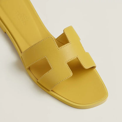 Hermès Sandales Oran - Jaune impérial