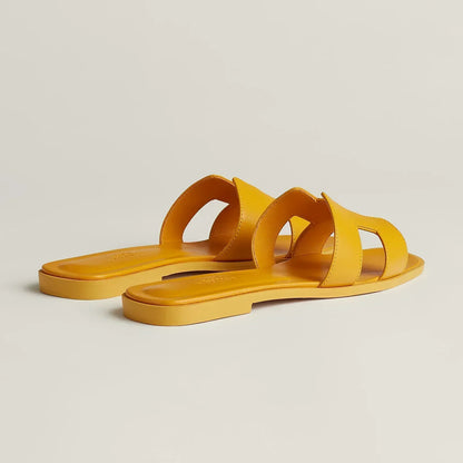 Hermès Sandales Oran - Jaune Topaze