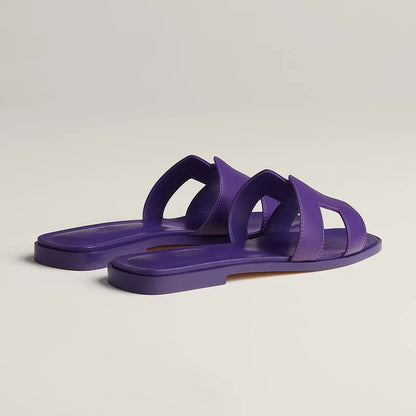 Hermès Sandales Oran - Purple Majorette