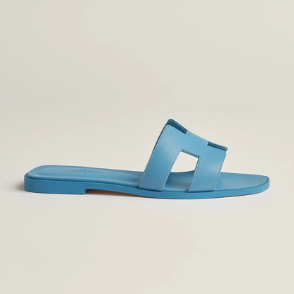 Hermès Sandales Oran - Blue Cameo