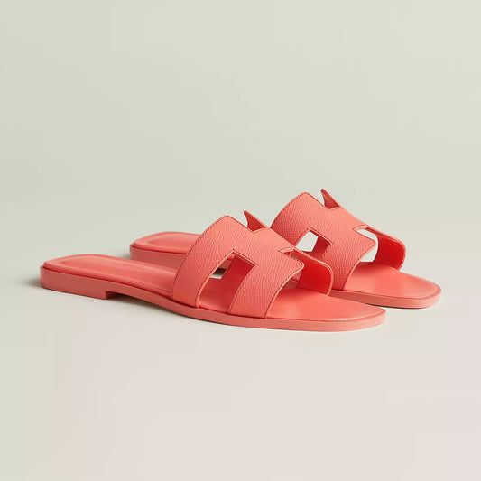 Hermès Sandales Oran - Orange Joey