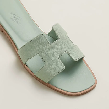 Hermès Sandales Oran - Vert Jade