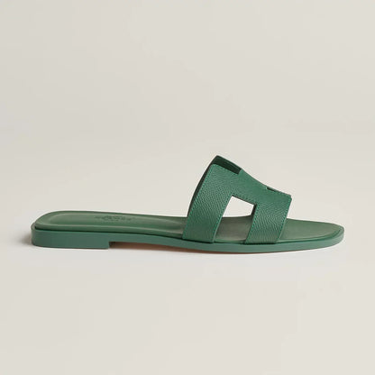 Hermès Sandales Oran - Ivy Green