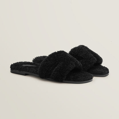 Hermès Sandales Oran - Noir