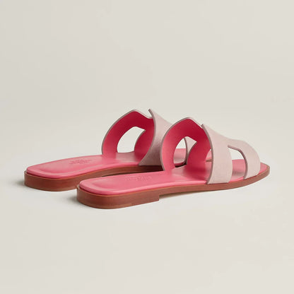 Hermès Sandales Oran - Porcelaine rose