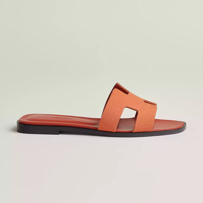 Hermès Sandales Oran - Bois de santal rose
