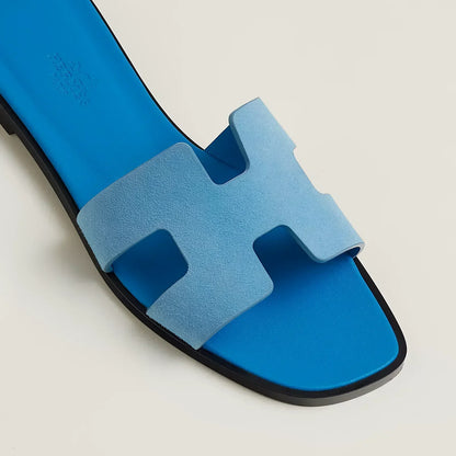 Hermès Sandales Oran - Blue Cameo