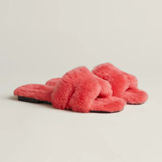 Hermès Sandales Oran - Rose désert