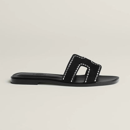 Hermès Sandales Oran - Noir