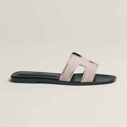 Hermès Sandales Oran - Porcelaine rose